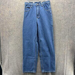 Vintage Fila Jeans Mens 34 Blue Denim Carpenter Workwear USA Big Logo 90s